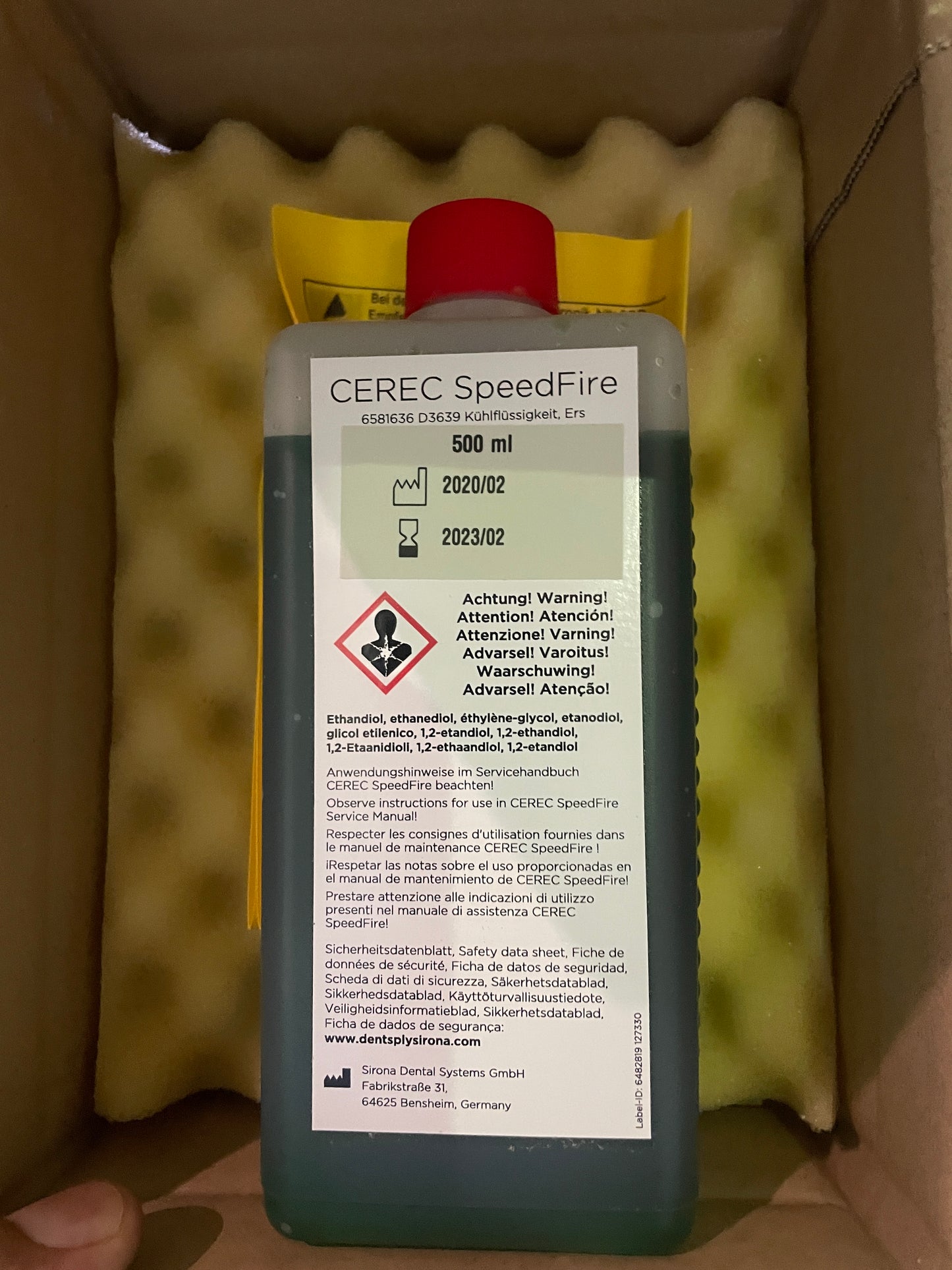Cerec Speedfire Coolant 500ml