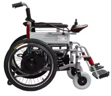Electric Wheel Chair Foldable Red