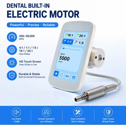 Micromotor with Touch Screen E-Type Motor Fit for 1:1/1:5 /16:1/20:1 Handpiece